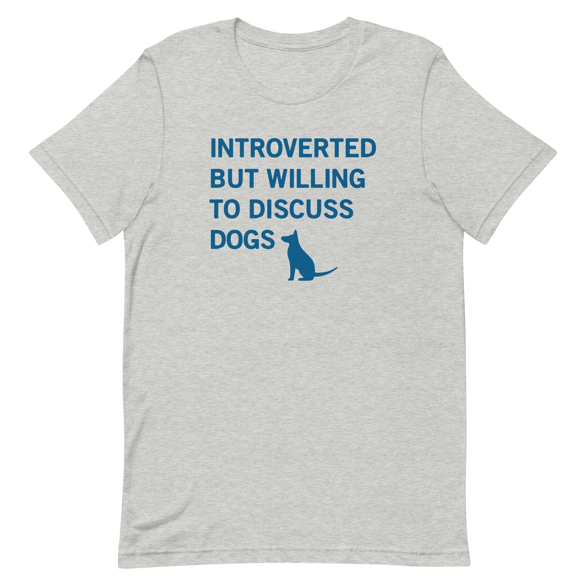 Introverted But Willing To Discuss Dogs Men's Signature Tee