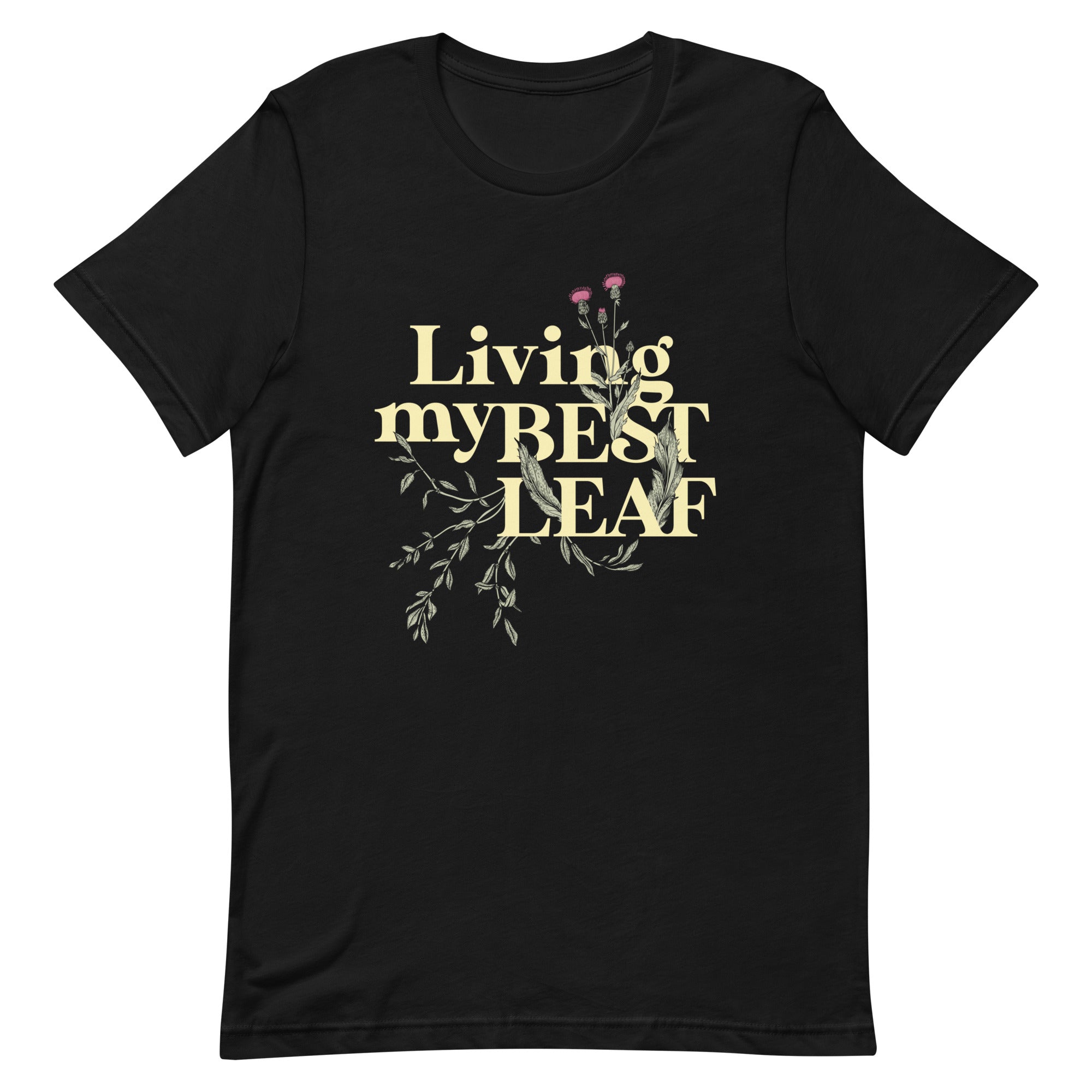 Living My Best Leaf Men's Signature Tee