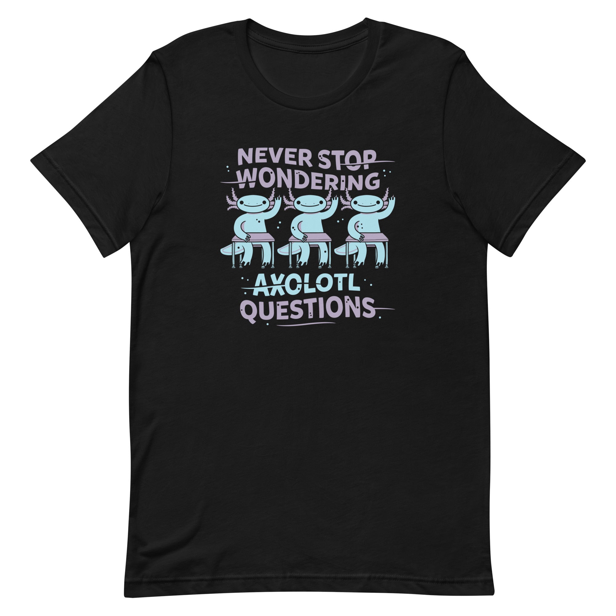 Axolotl Questions Men's Signature Tee