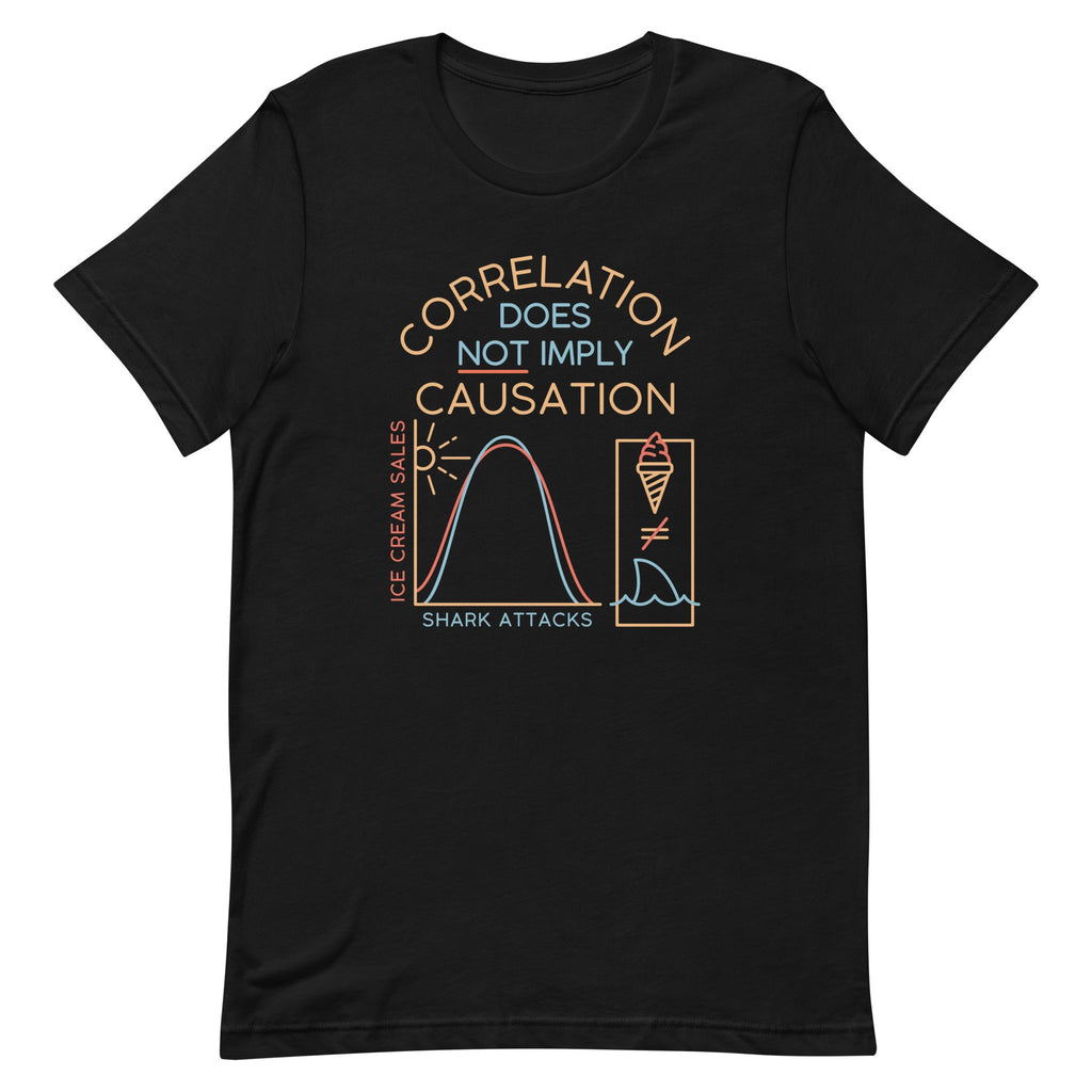 Correlation Does Not Imply Causation Men's Signature Tee