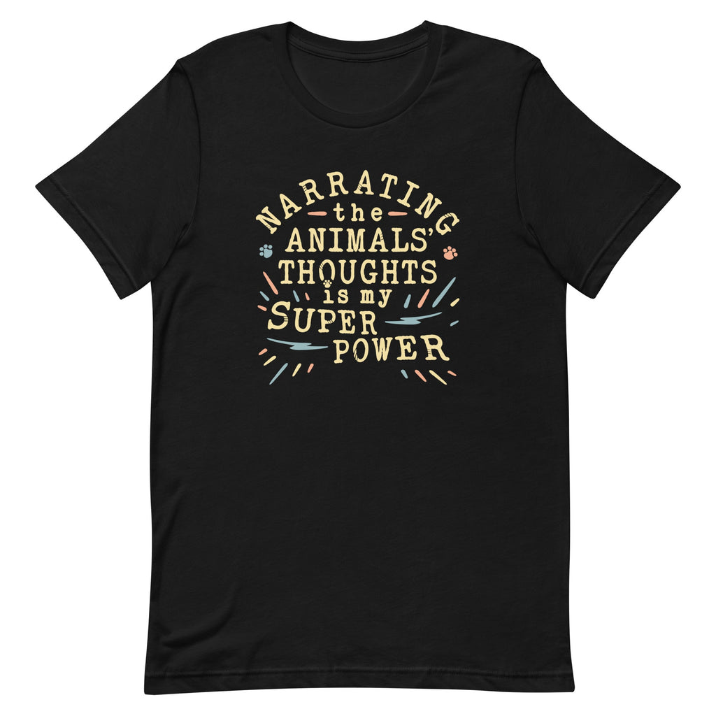 Narrating The Animals Thoughts Men's Signature Tee