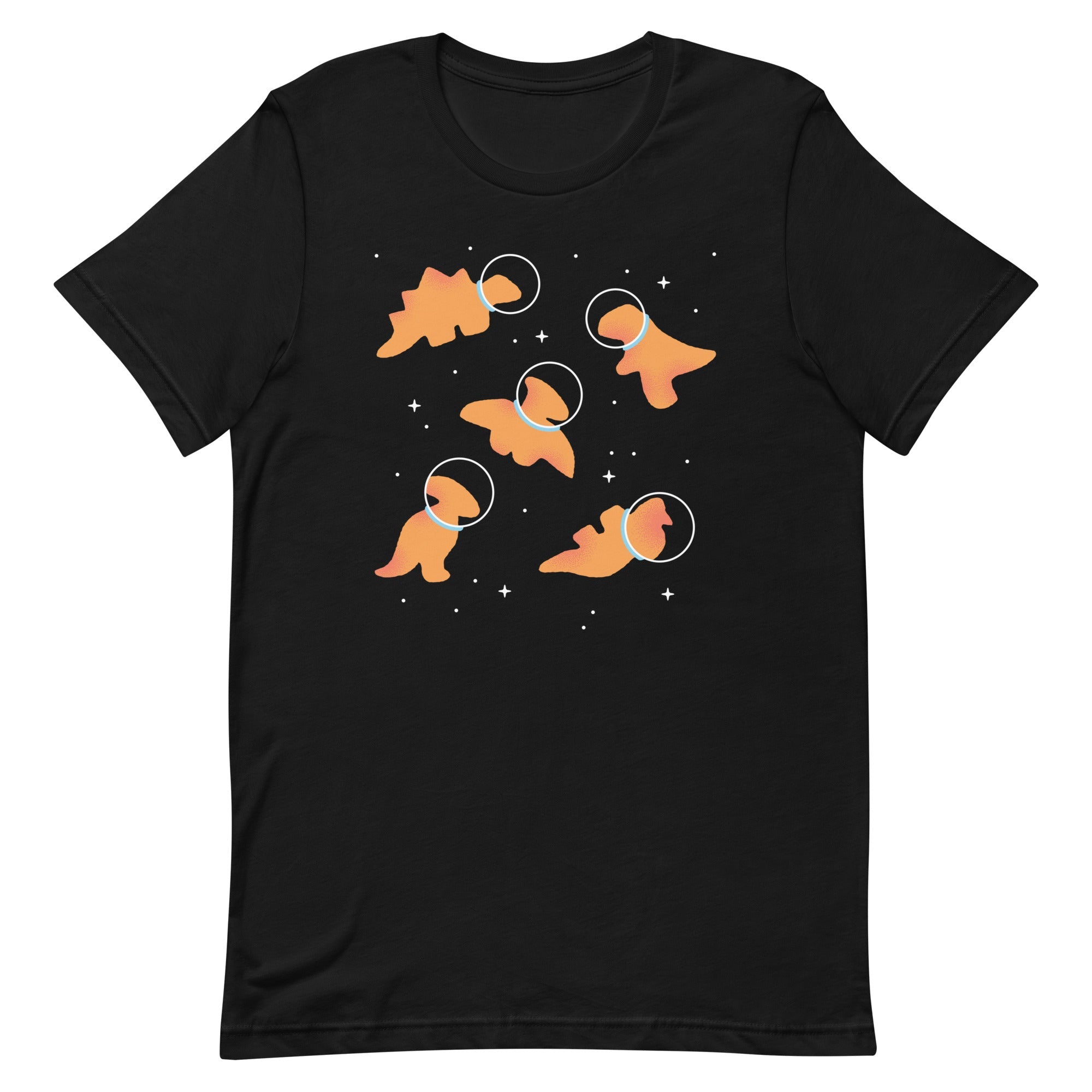 Dino Nugs In Space Men's Signature Tee