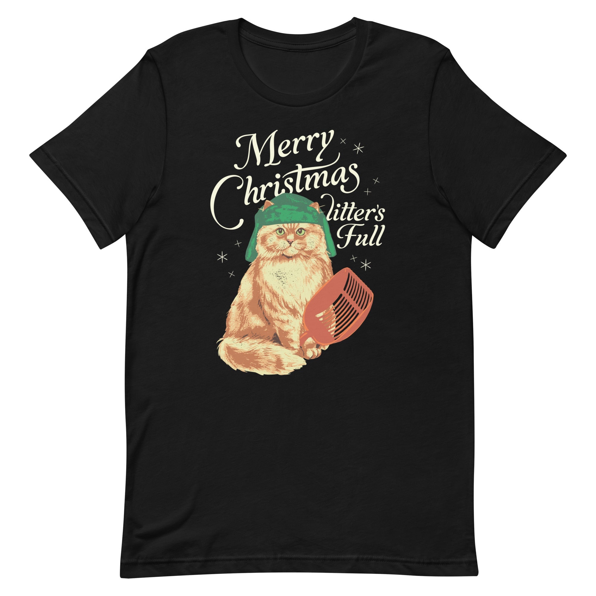 Merry Christmas Litter's Full Men's Signature Tee