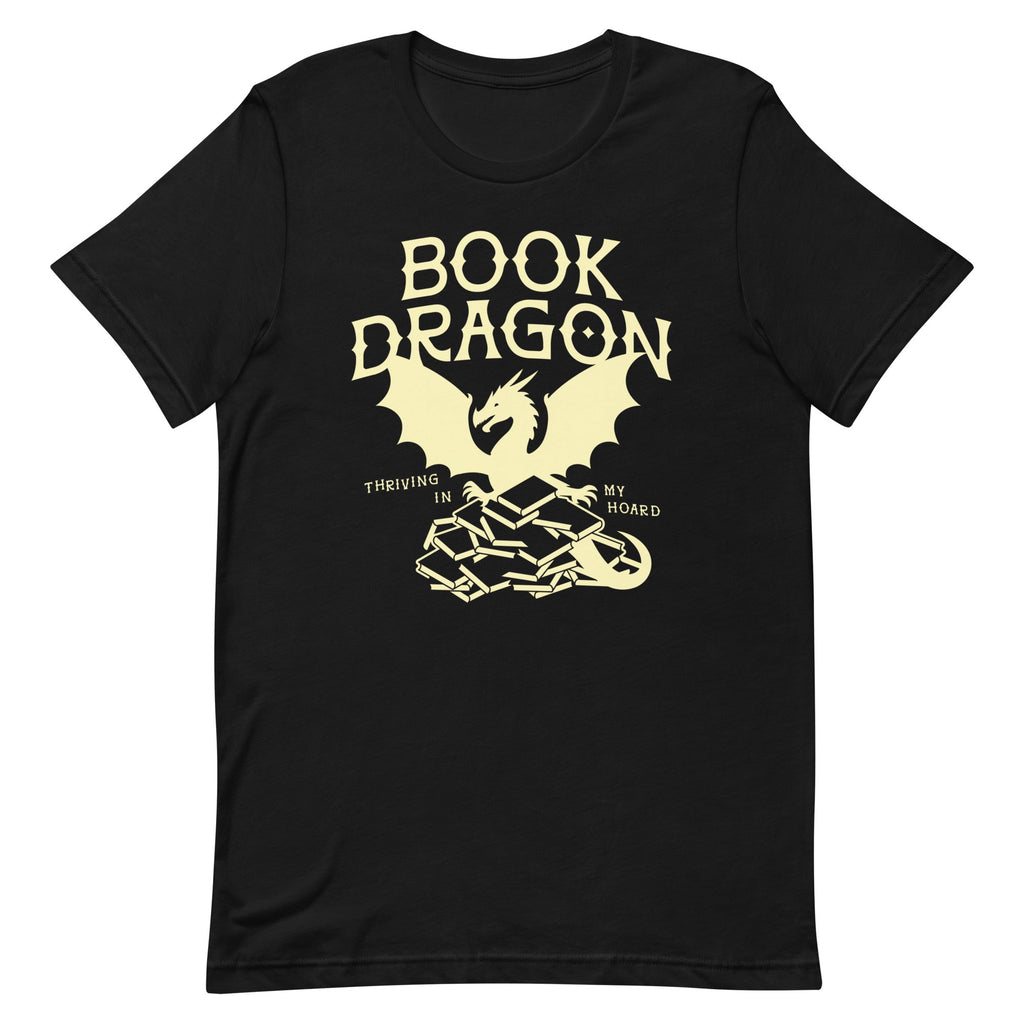Book Dragon Thriving In My Hoard Men's Signature Tee
