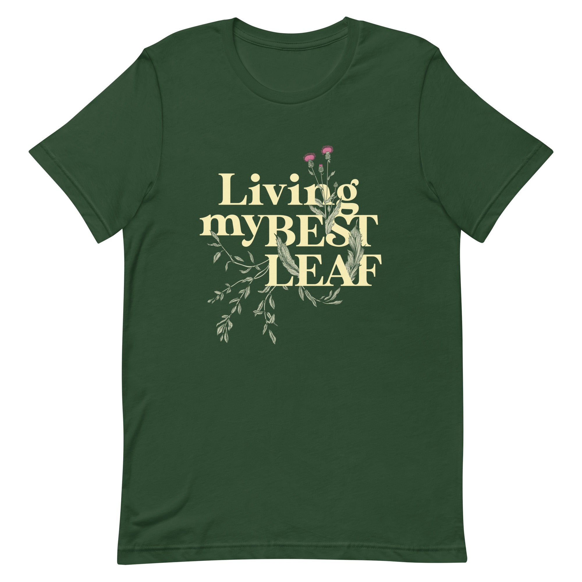 Living My Best Leaf Men's Signature Tee