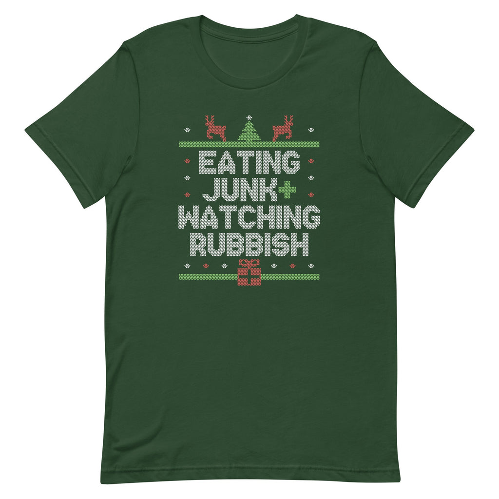 Eating Junk And Watching Rubbish Men's Signature Tee