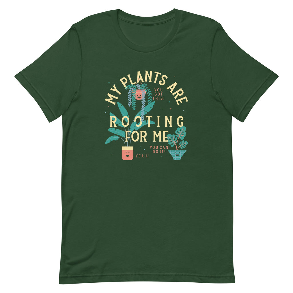 My Plants Are Rooting For Me Men's Signature Tee