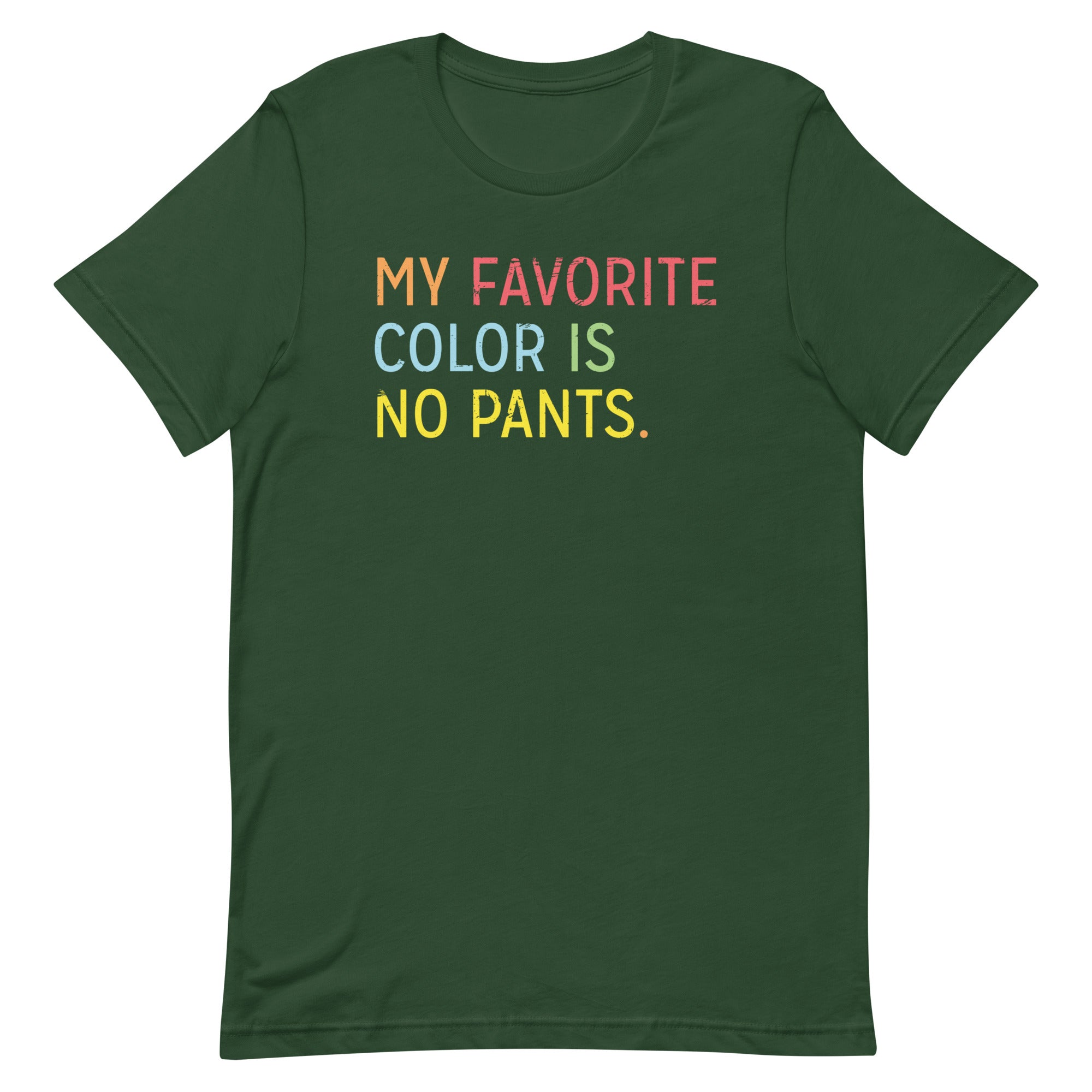 My Favorite Color Is No Pants Men's Signature Tee