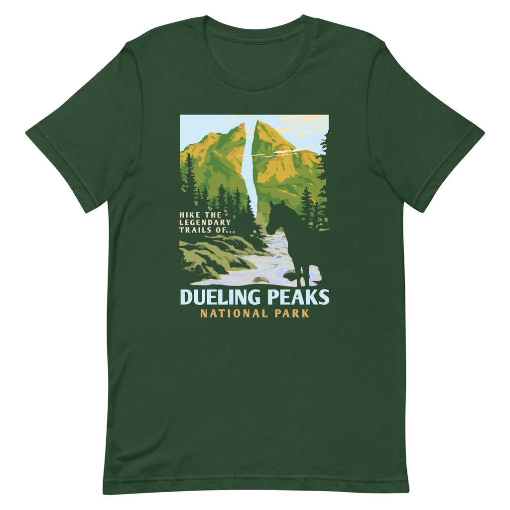 Dueling Peaks National Park Men's Signature Tee