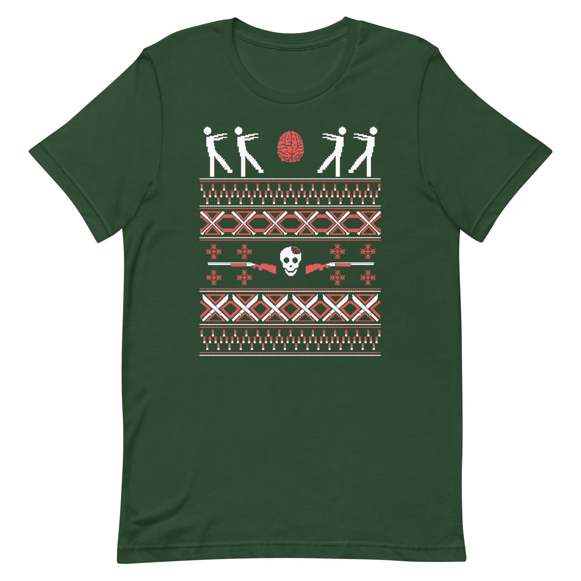 Zombie Christmas Sweater Men's Signature Tee