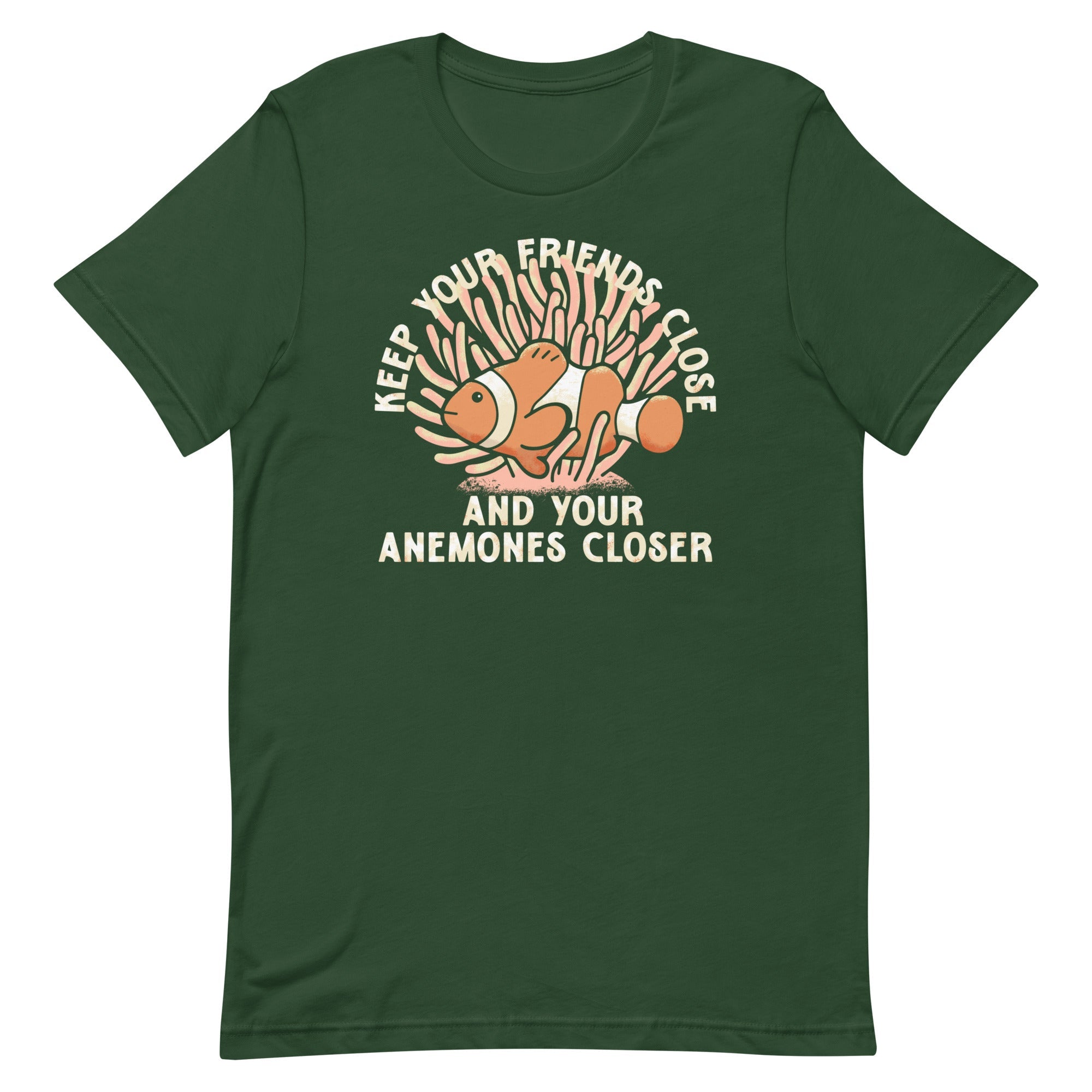 Keep Your Friends Close And Your Anemones Closer Men's Signature Tee
