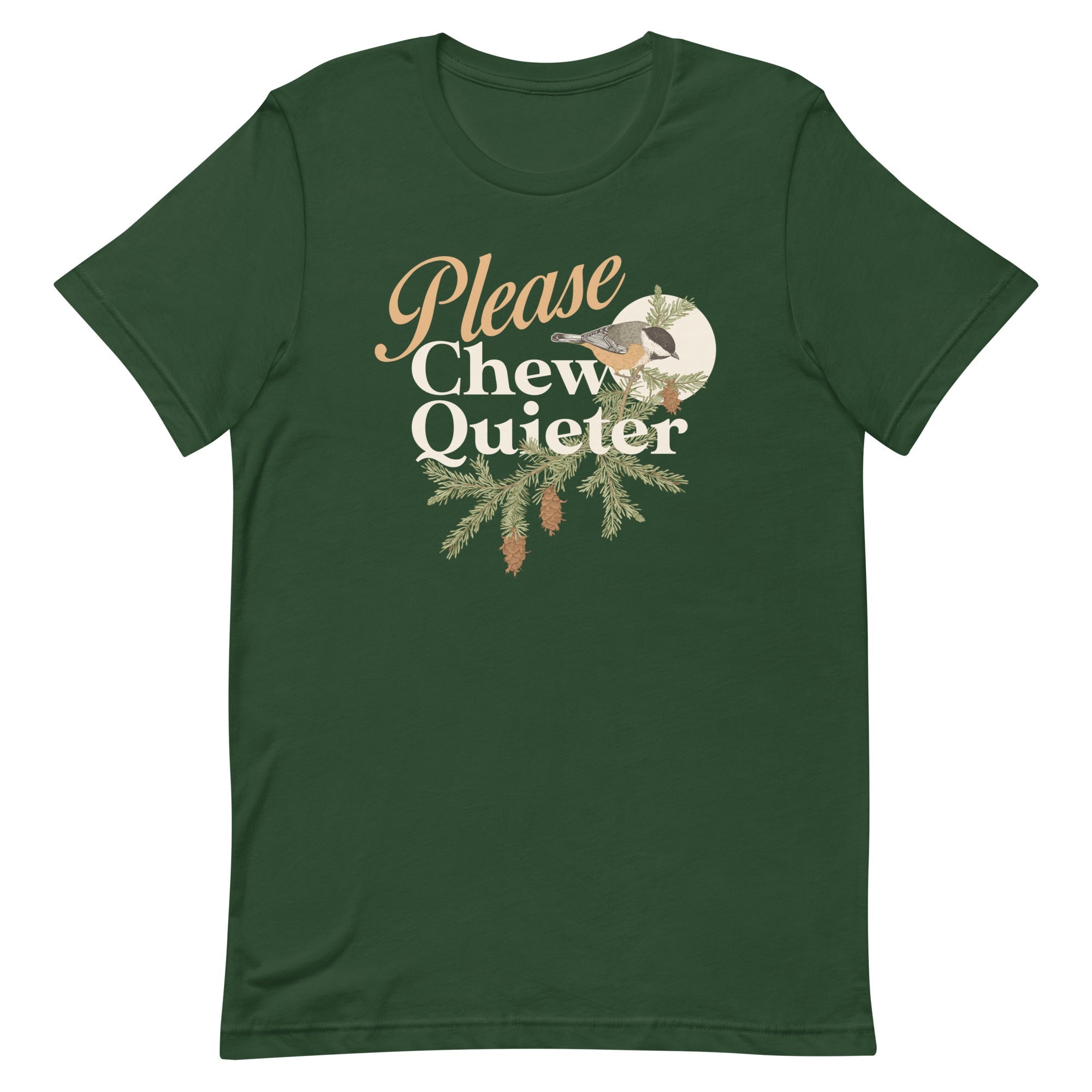 Please Chew Quieter Men's Signature Tee