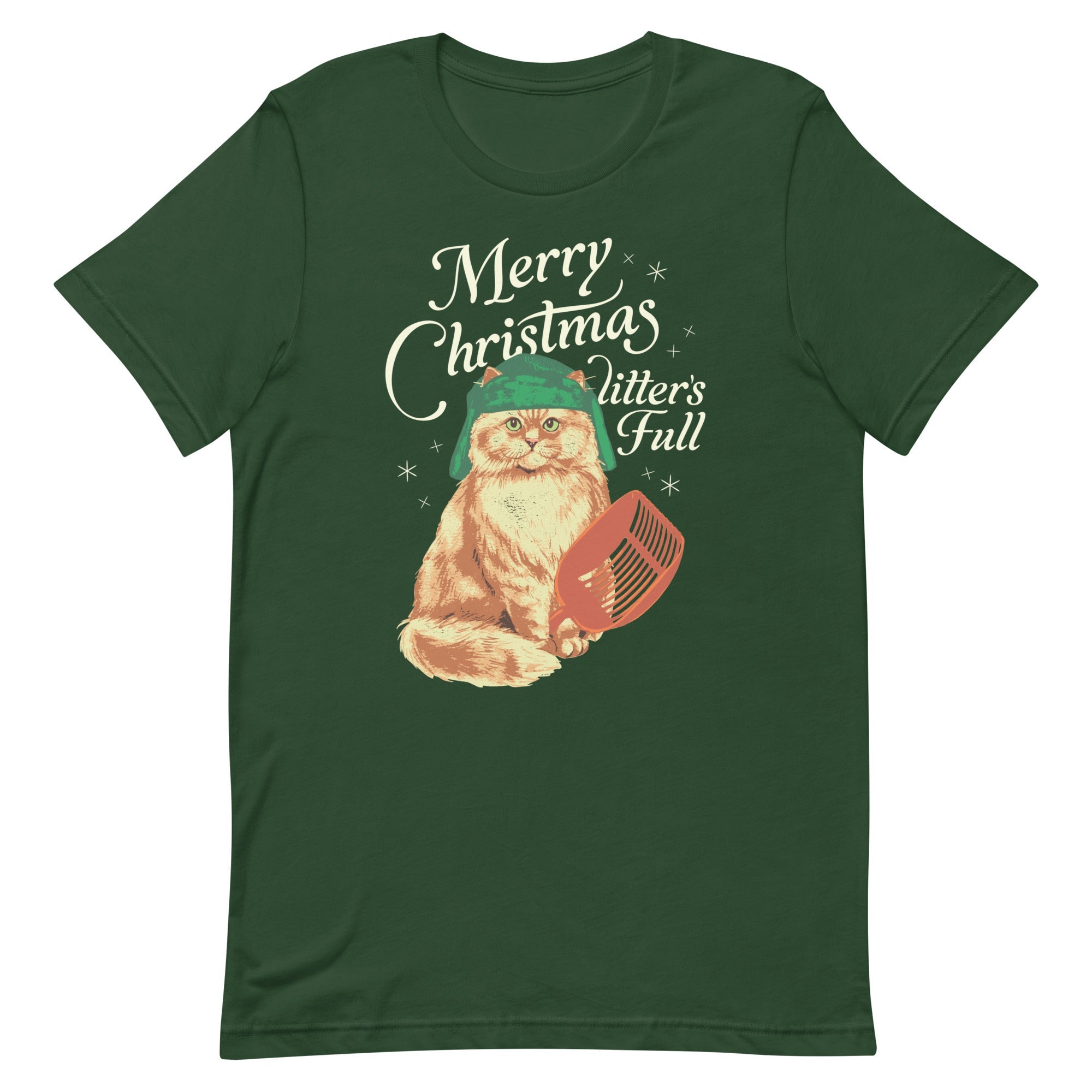 Merry Christmas Litter's Full Men's Signature Tee