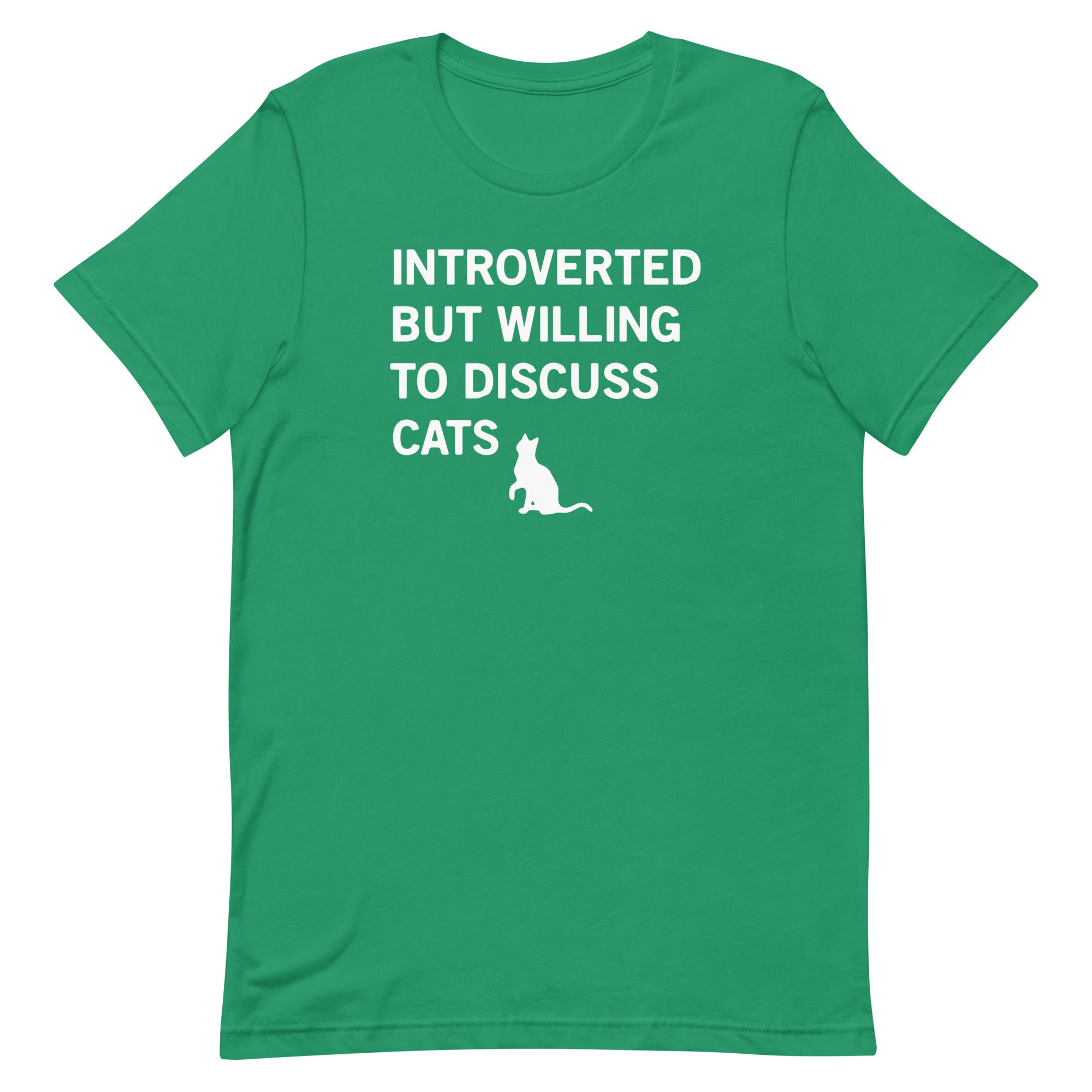 Introverted But Willing To Discuss Cats Men's Signature Tee