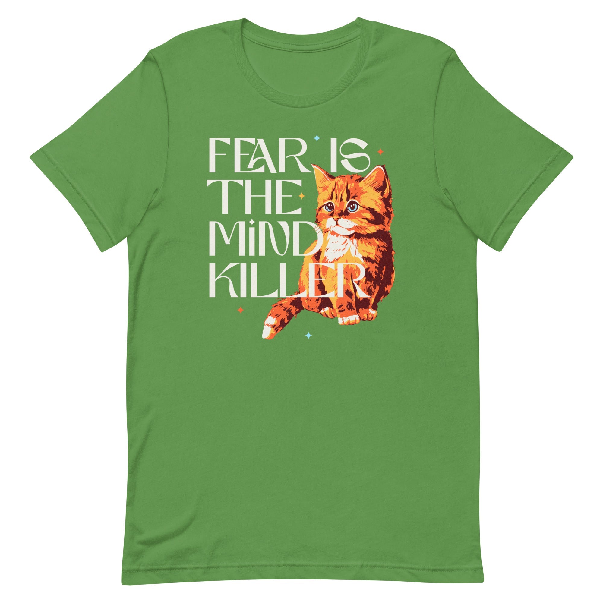 Fear Is The Mind Killer Cat Men's Signature Tee