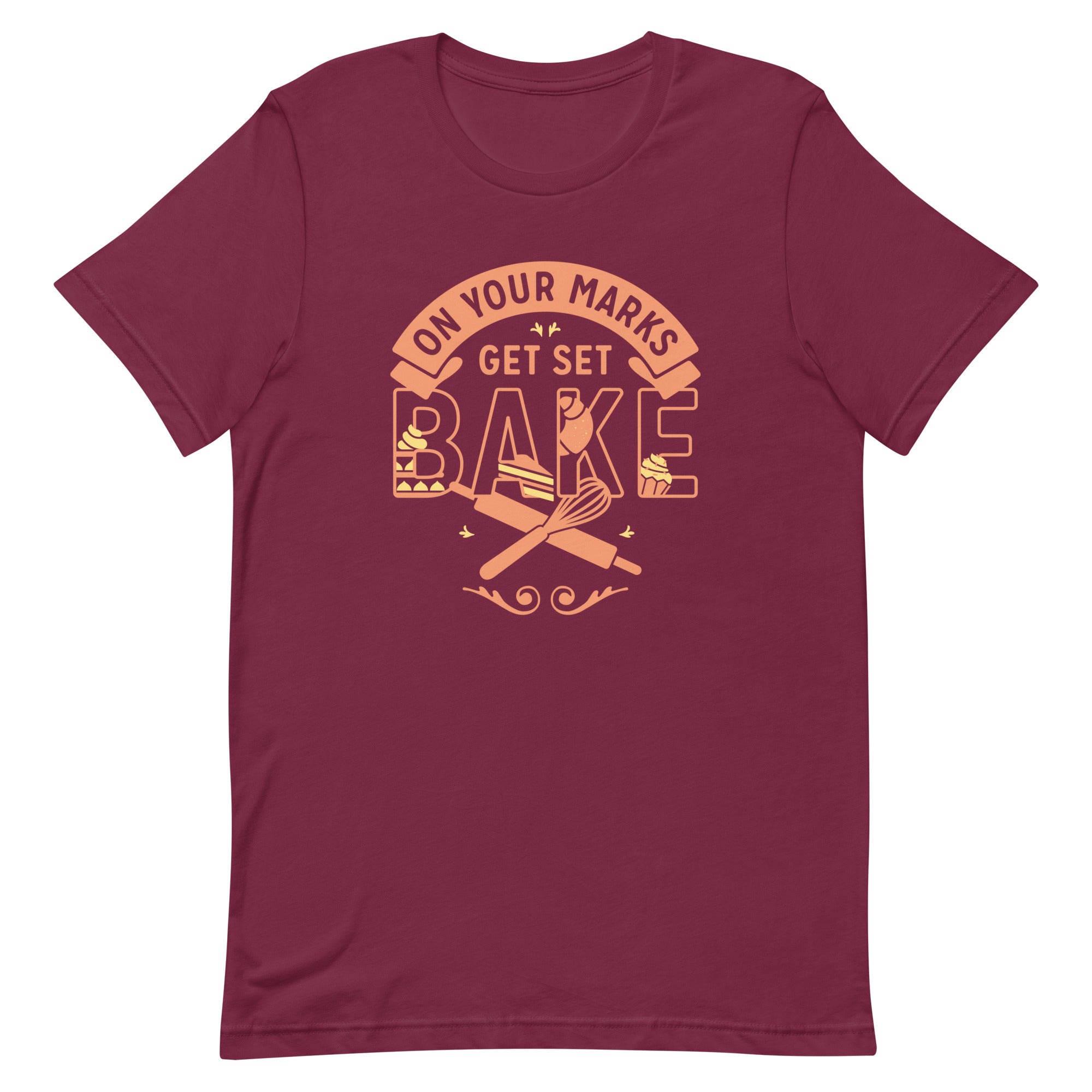 On Your Marks Get Set Bake Men's Signature Tee