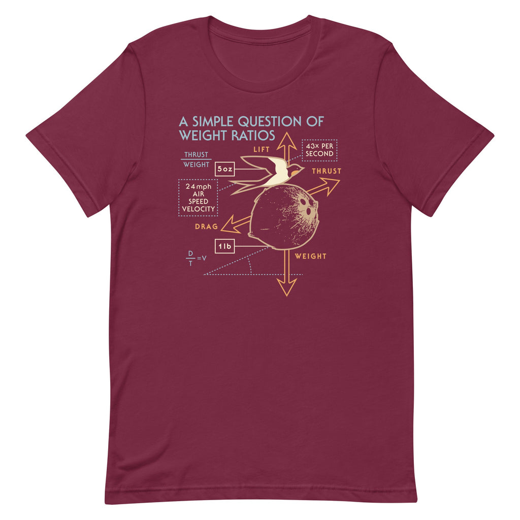 A Simple Question Of Weight Ratios Men's Signature Tee