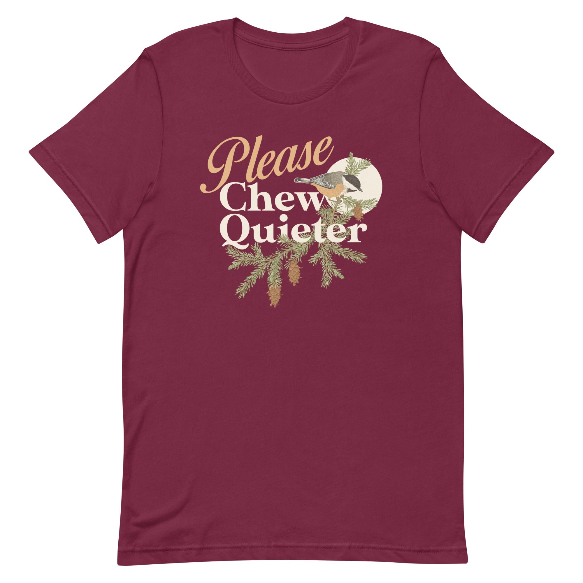 Please Chew Quieter Men's Signature Tee