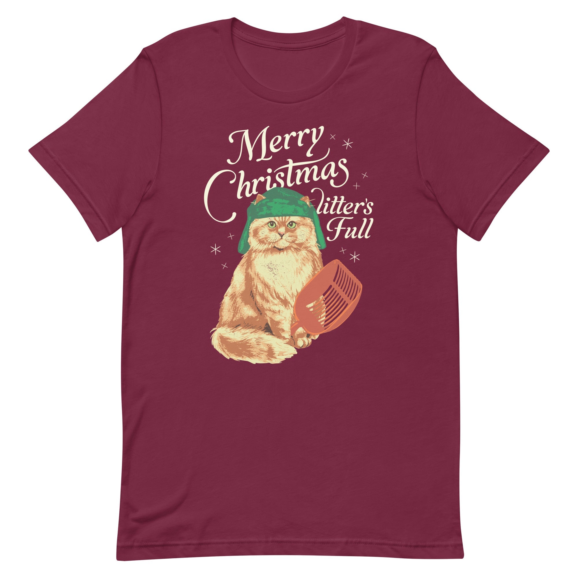 Merry Christmas Litter's Full Men's Signature Tee