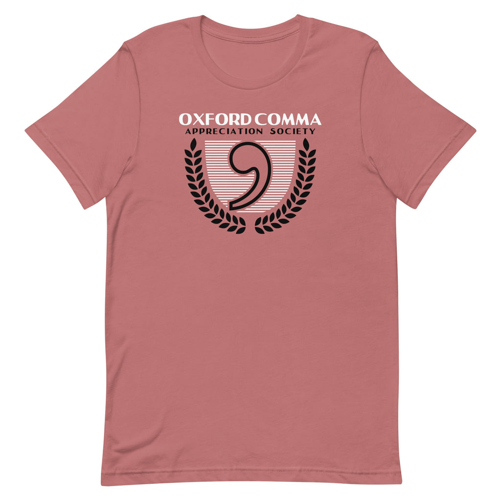 Oxford Comma Appreciation Society Men's Signature Tee