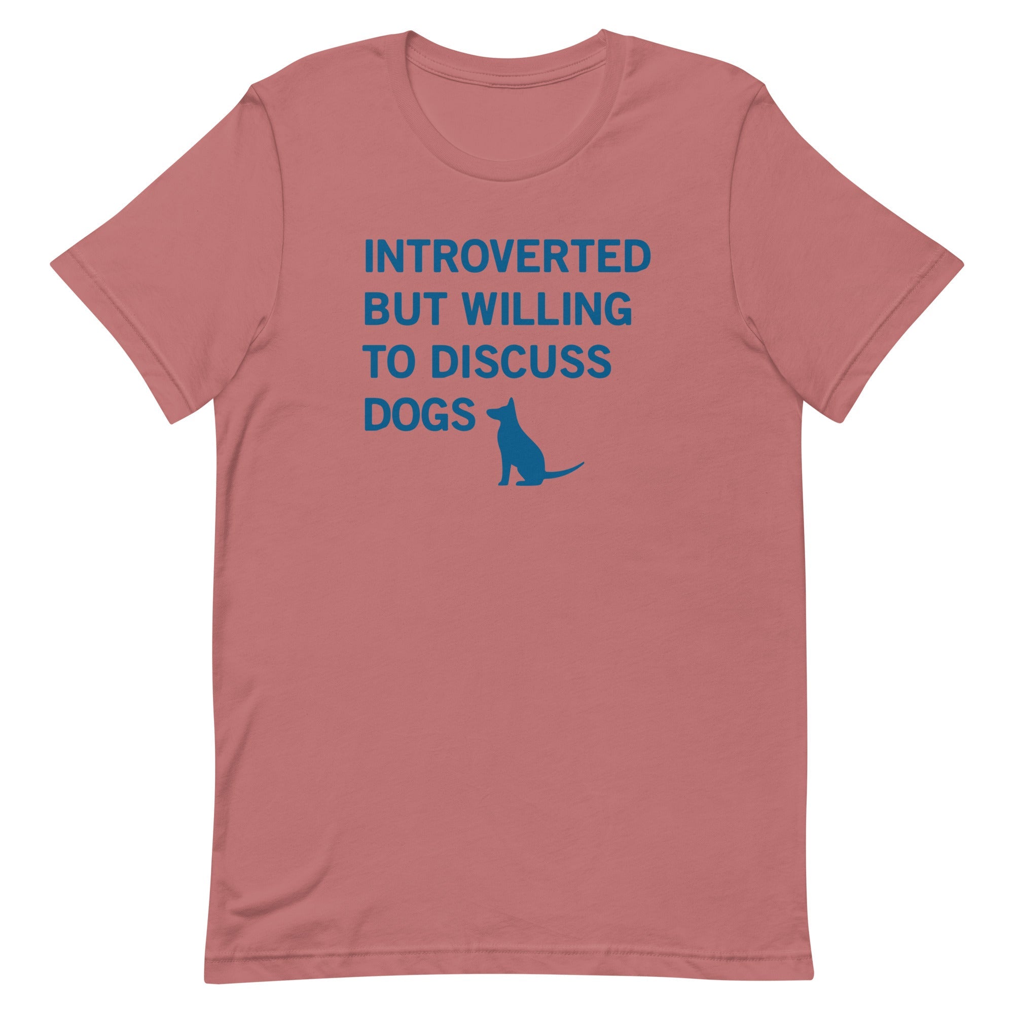 Introverted But Willing To Discuss Dogs Men's Signature Tee