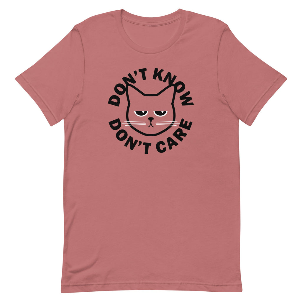 Don't Know Don't Care Men's Signature Tee