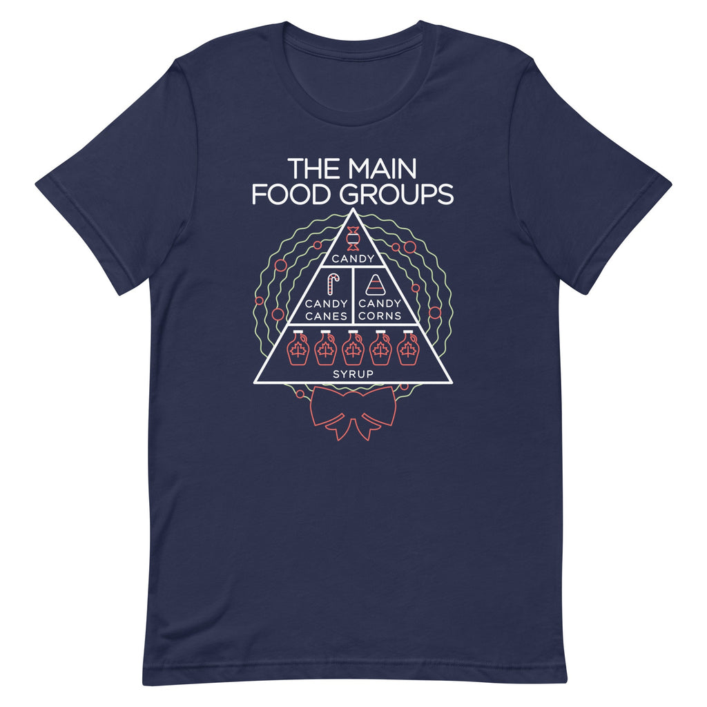 The Main Food Groups Men's Signature Tee