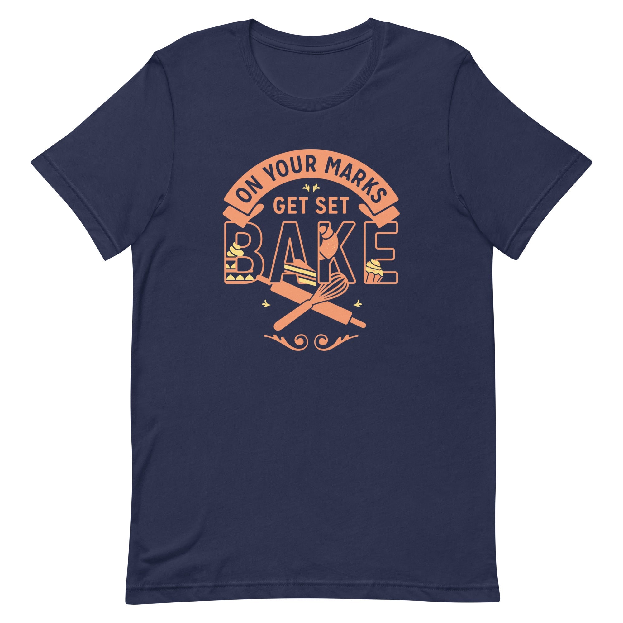 On Your Marks Get Set Bake Men's Signature Tee