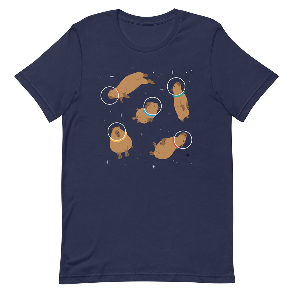 Capybaras In Space Men's Signature Tee