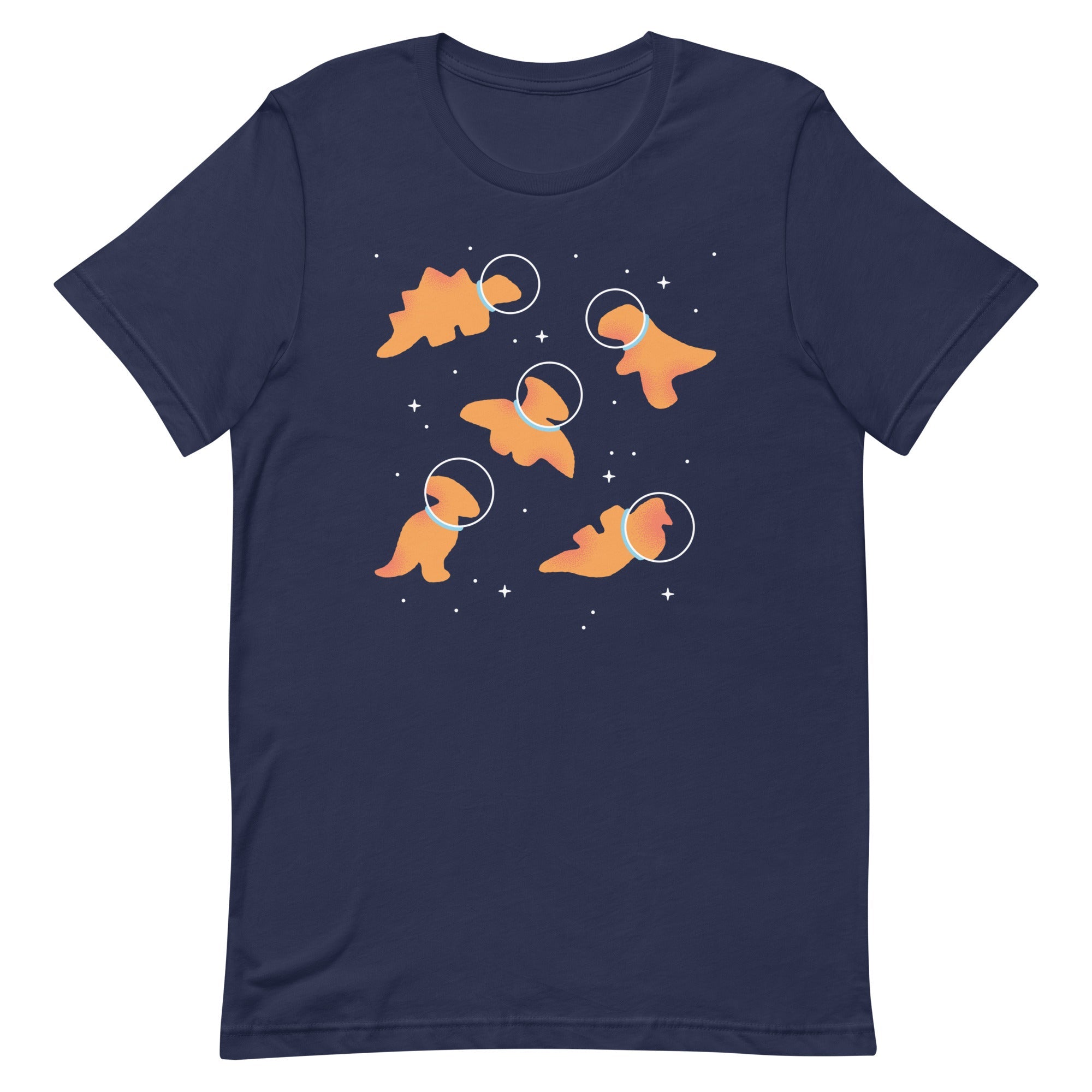 Dino Nugs In Space Men's Signature Tee