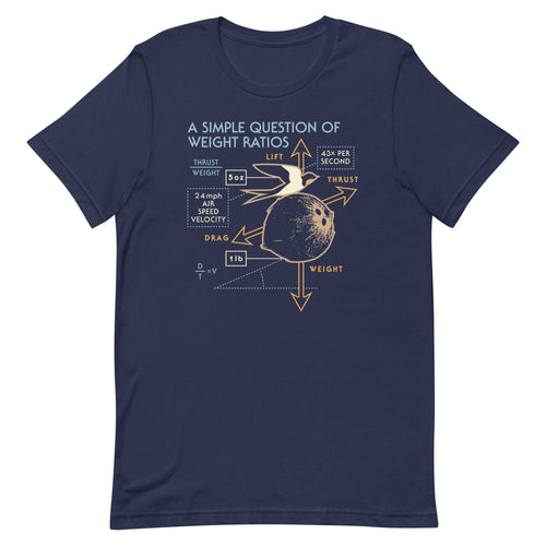 A Simple Question Of Weight Ratios Men's Signature Tee