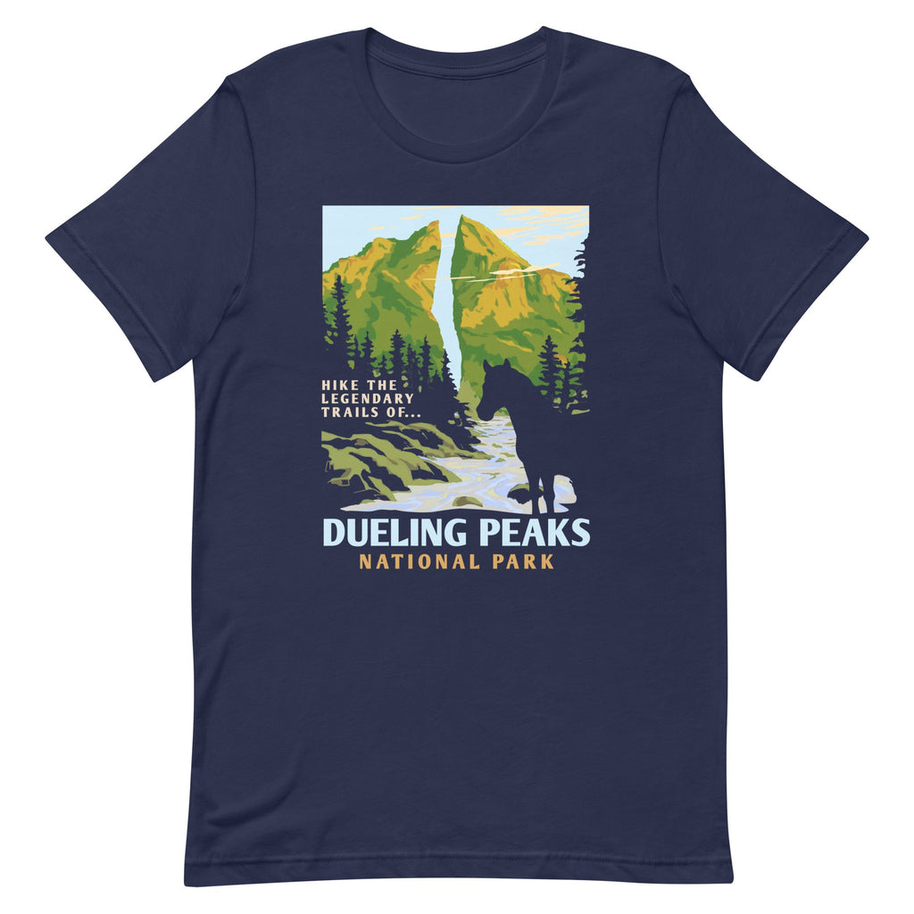 Dueling Peaks National Park Men's Signature Tee