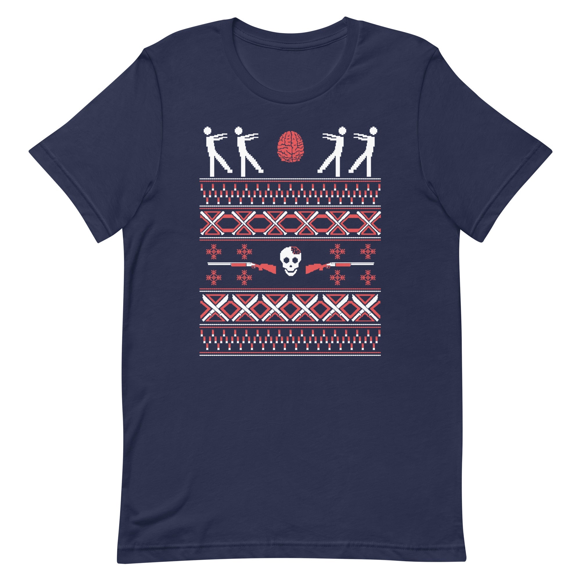 Zombie Christmas Sweater Men's Signature Tee