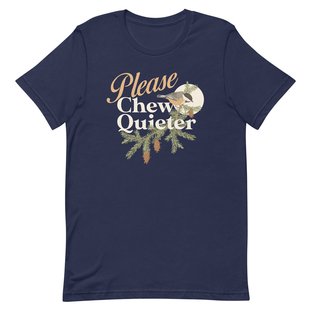 Please Chew Quieter Men's Signature Tee