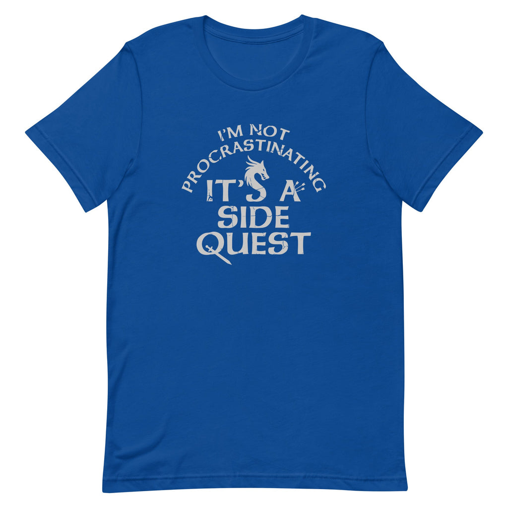 I'm Not Procrastinating, It's A Side Quest Men's Signature Tee