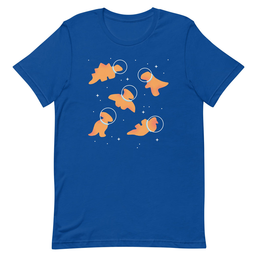 Dino Nugs In Space Men's Signature Tee