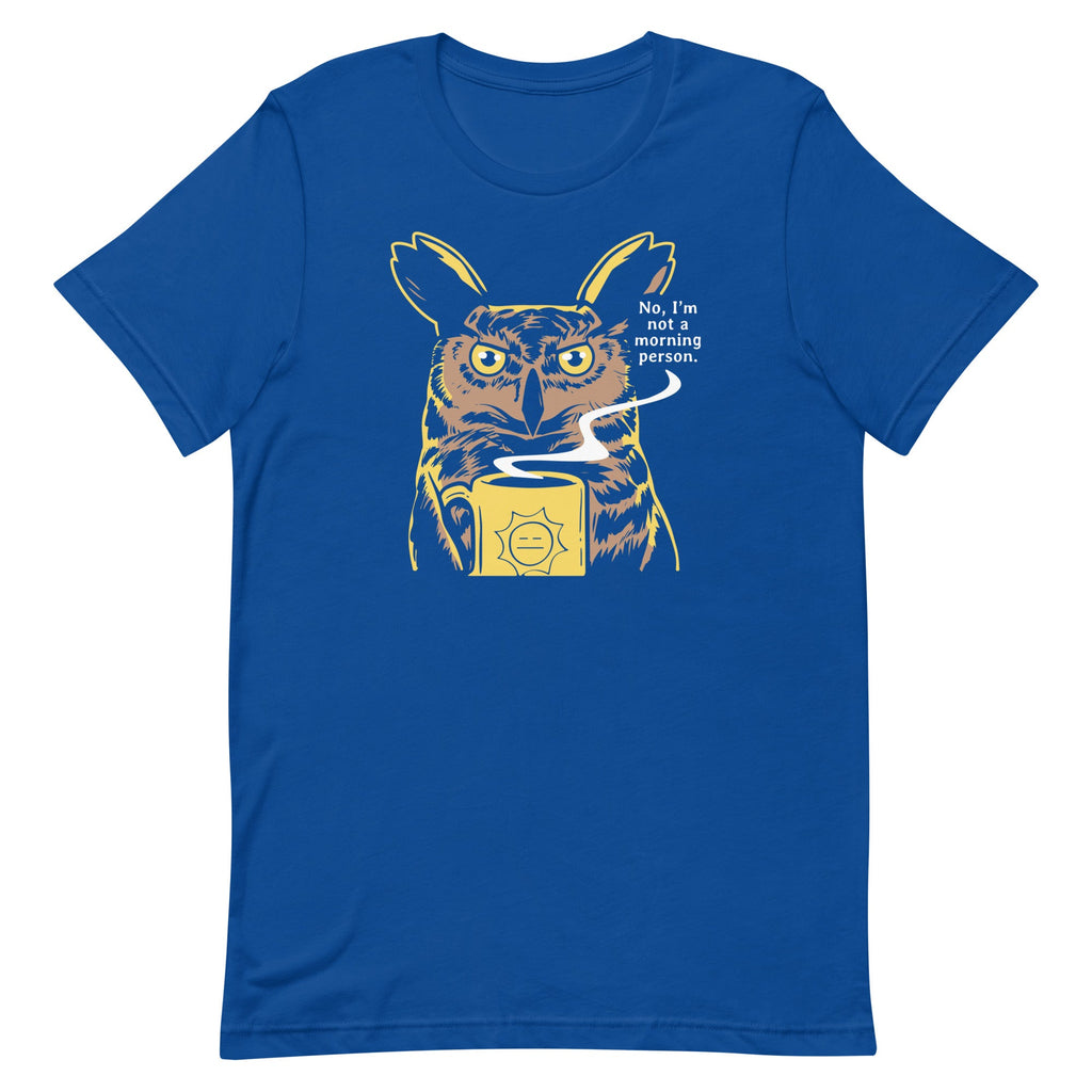 No, I'm Not A Morning Person Men's Signature Tee