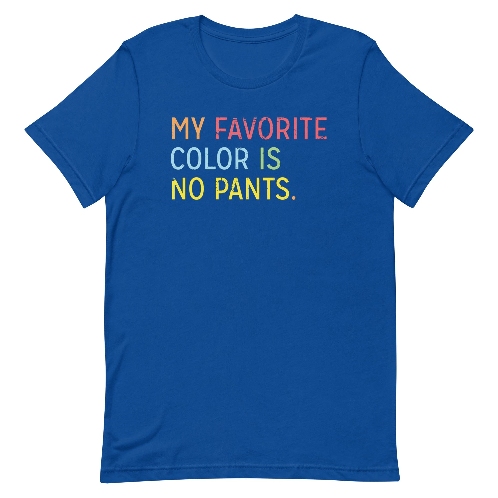 My Favorite Color Is No Pants Men's Signature Tee