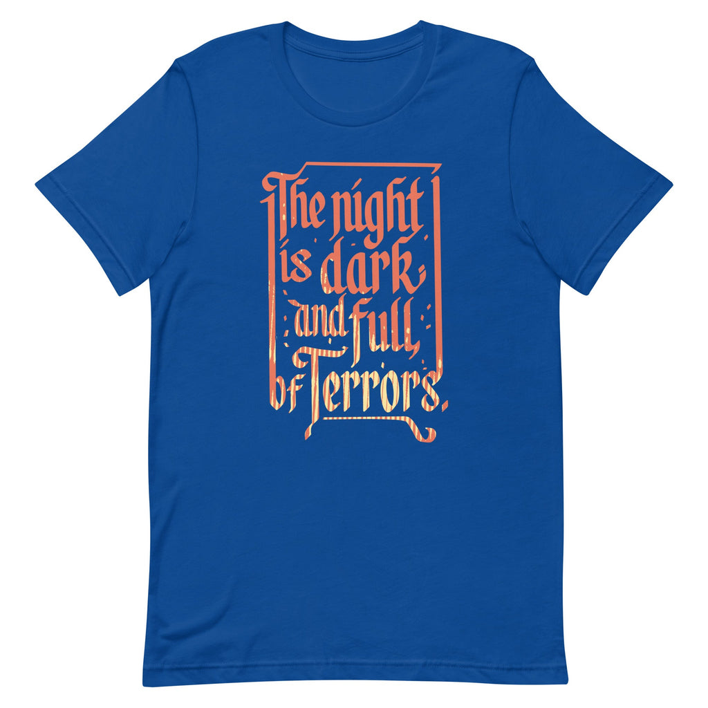 The Night Is Dark And Full Of Terrors Men's Signature Tee