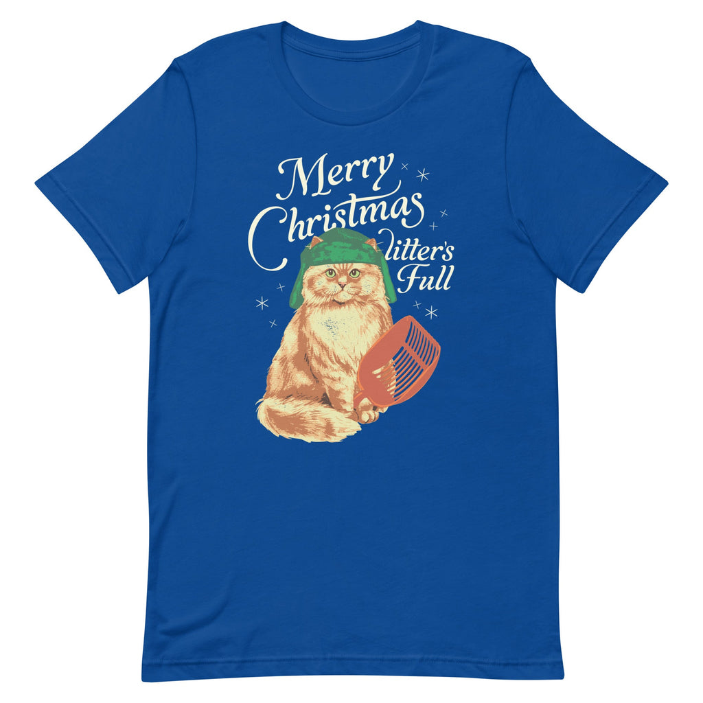 Merry Christmas Litter's Full Men's Signature Tee