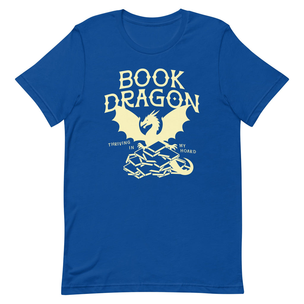 Book Dragon Thriving In My Hoard Men's Signature Tee
