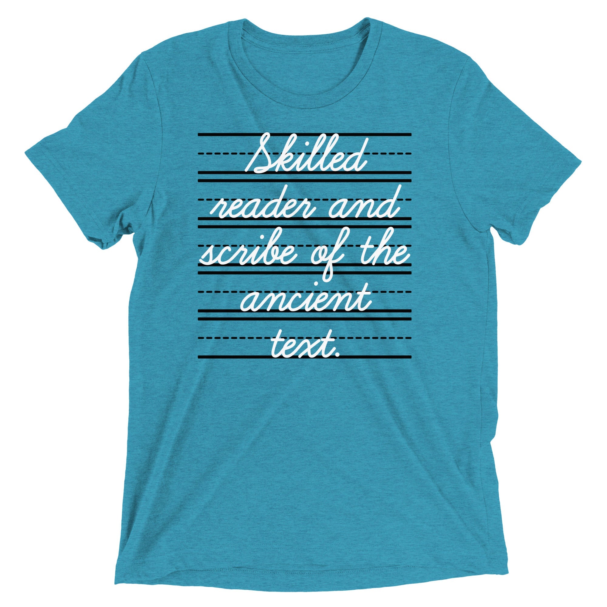 Skilled Reader And Scribe Of The Ancient Text Men's Tri-Blend Tee