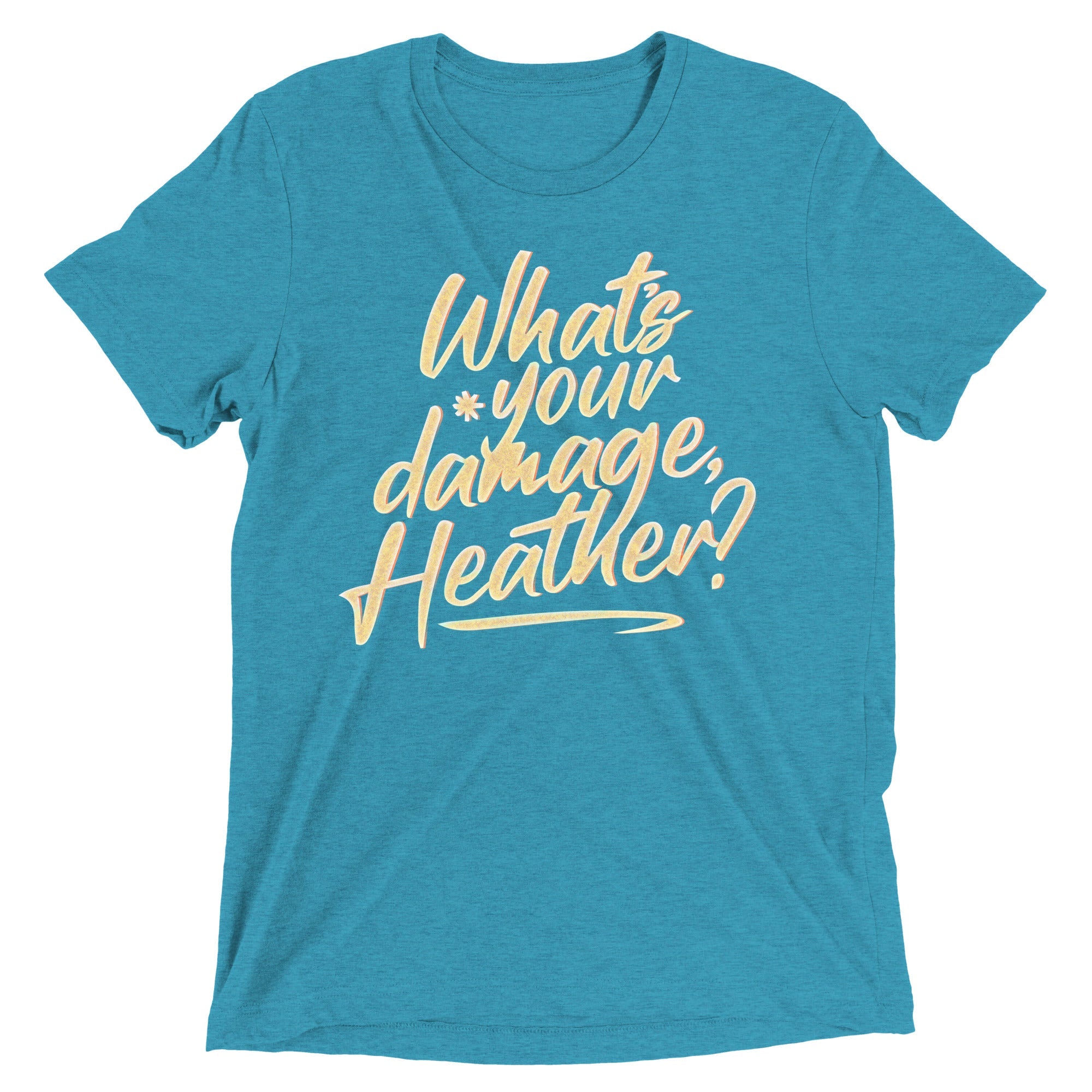 What's Your Damage, Heather? Men's Tri-Blend Tee