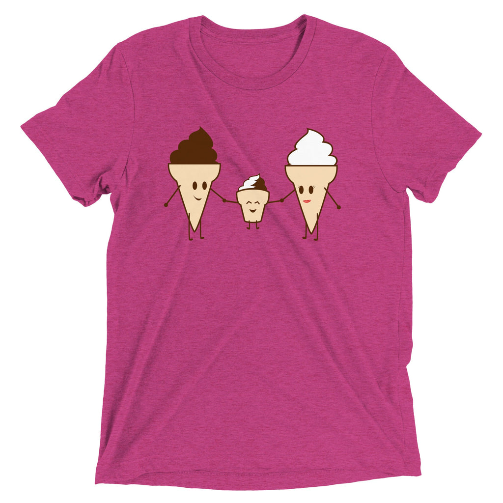 Ice Cream Family Men's Tri-Blend Tee
