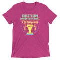 Button Mashing Champion Men's Tri-Blend Tee