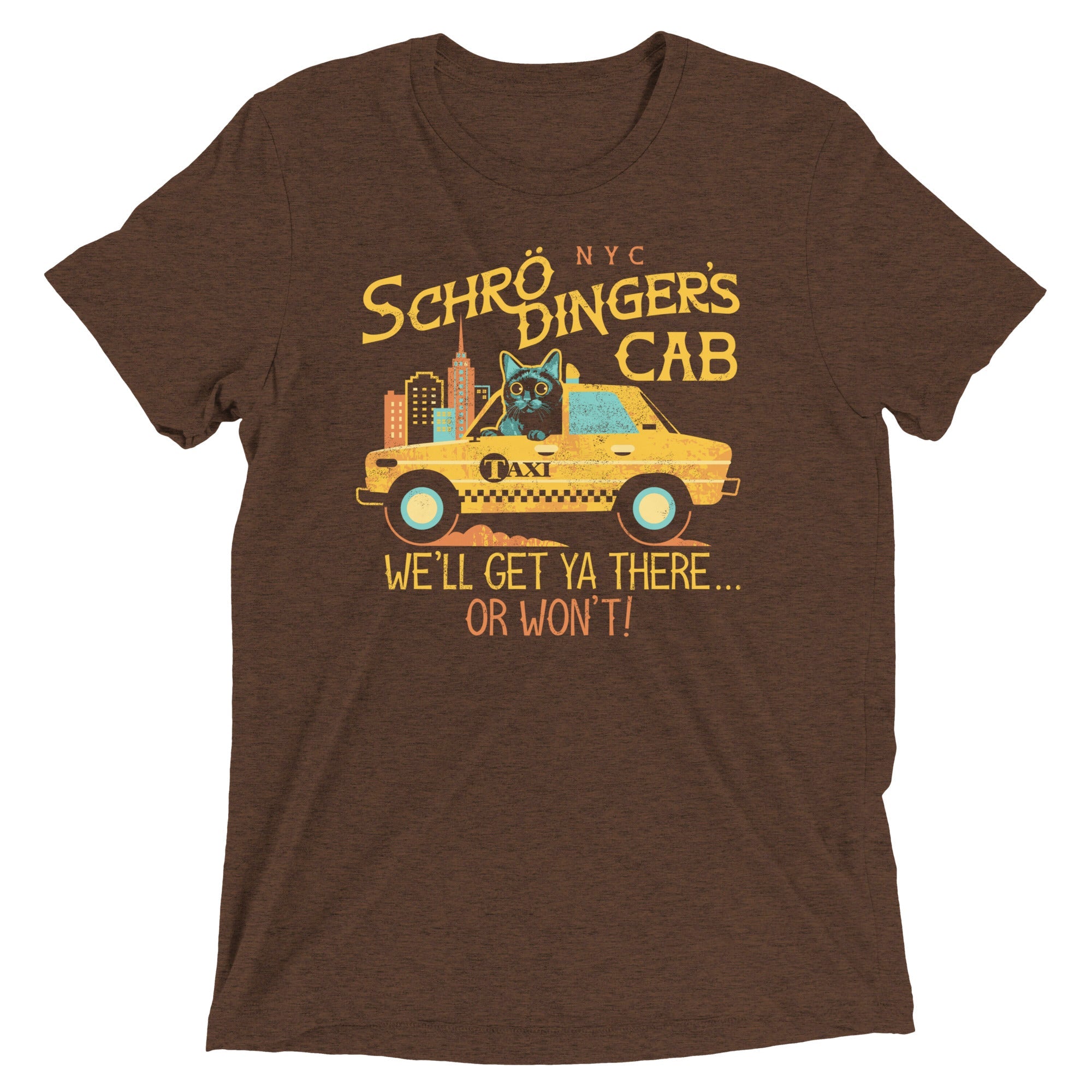 Schrodinger's Cab Men's Tri-Blend Tee