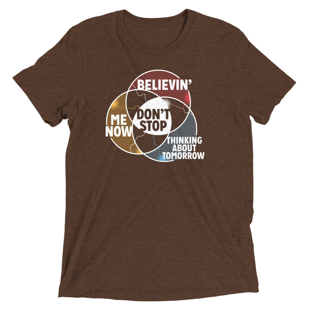 Don't Stop Venn Diagram Men's Tri-Blend Tee