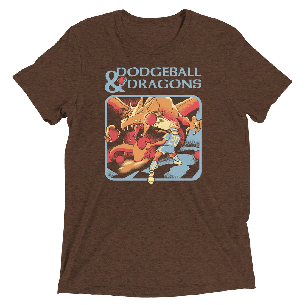 Dodgeball And Dragons Men's Tri-Blend Tee