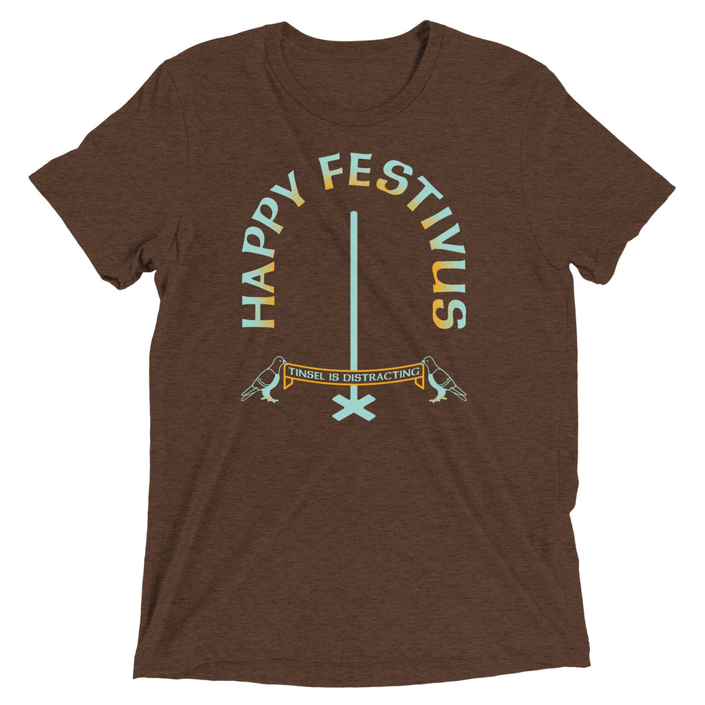 Happy Festivus Men's Tri-Blend Tee