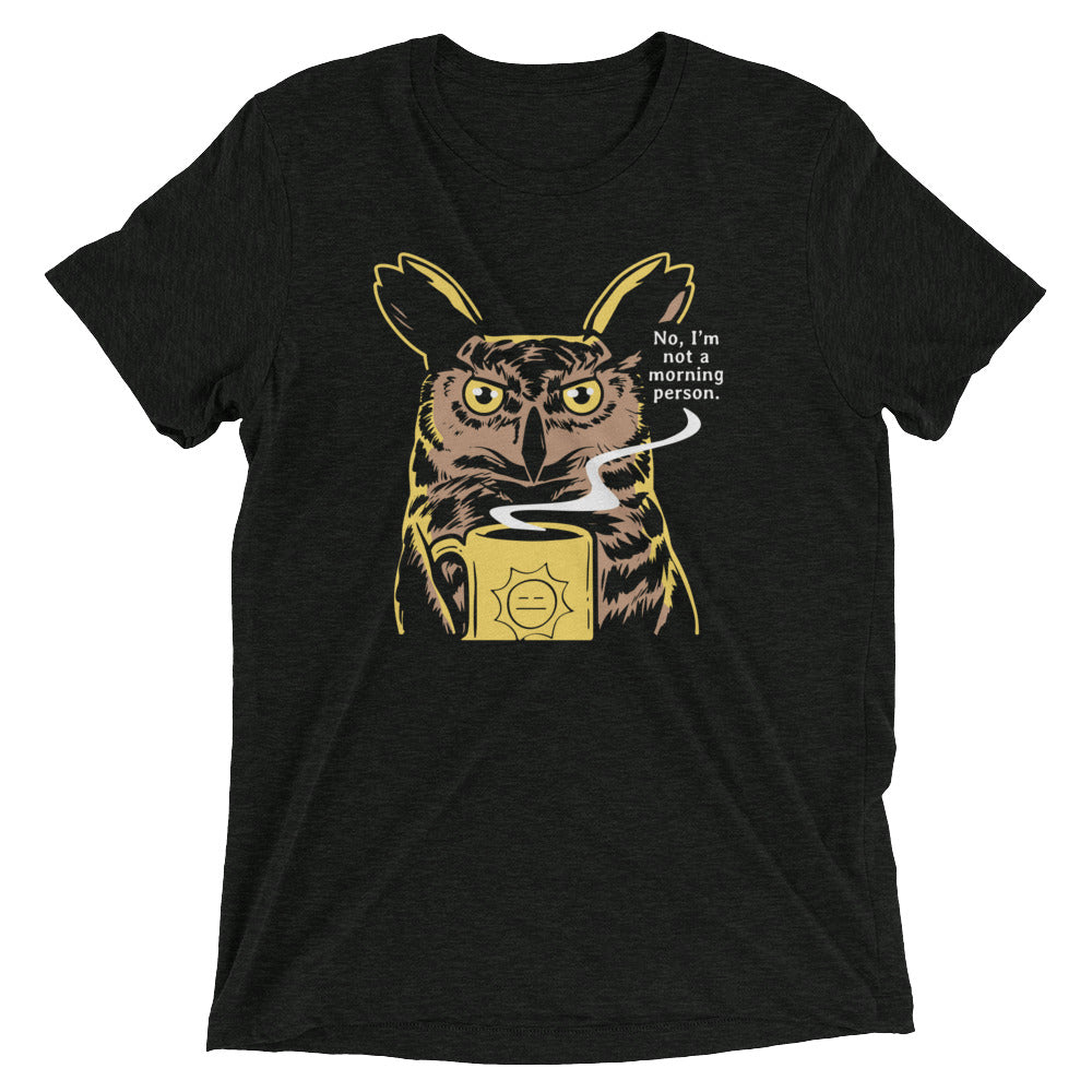 No, I'm Not A Morning Person Men's Tri-Blend Tee